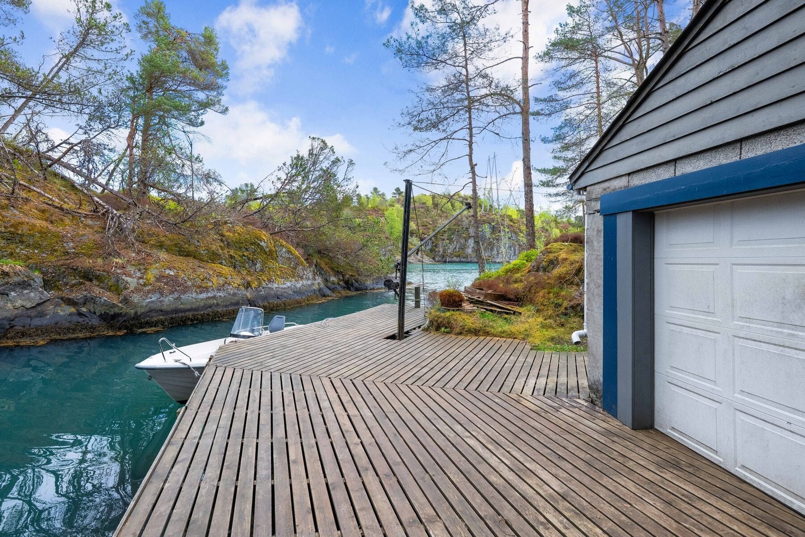 Her ligger forholdene til rette for lange sommerdager ved vannet. Galleribilde