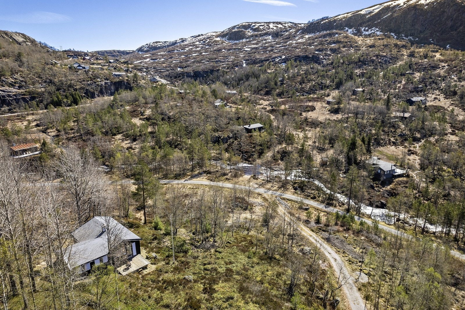 Området byr på gode snøforhold og oppkjørte skiløyper på vinterstid. Galleribilde