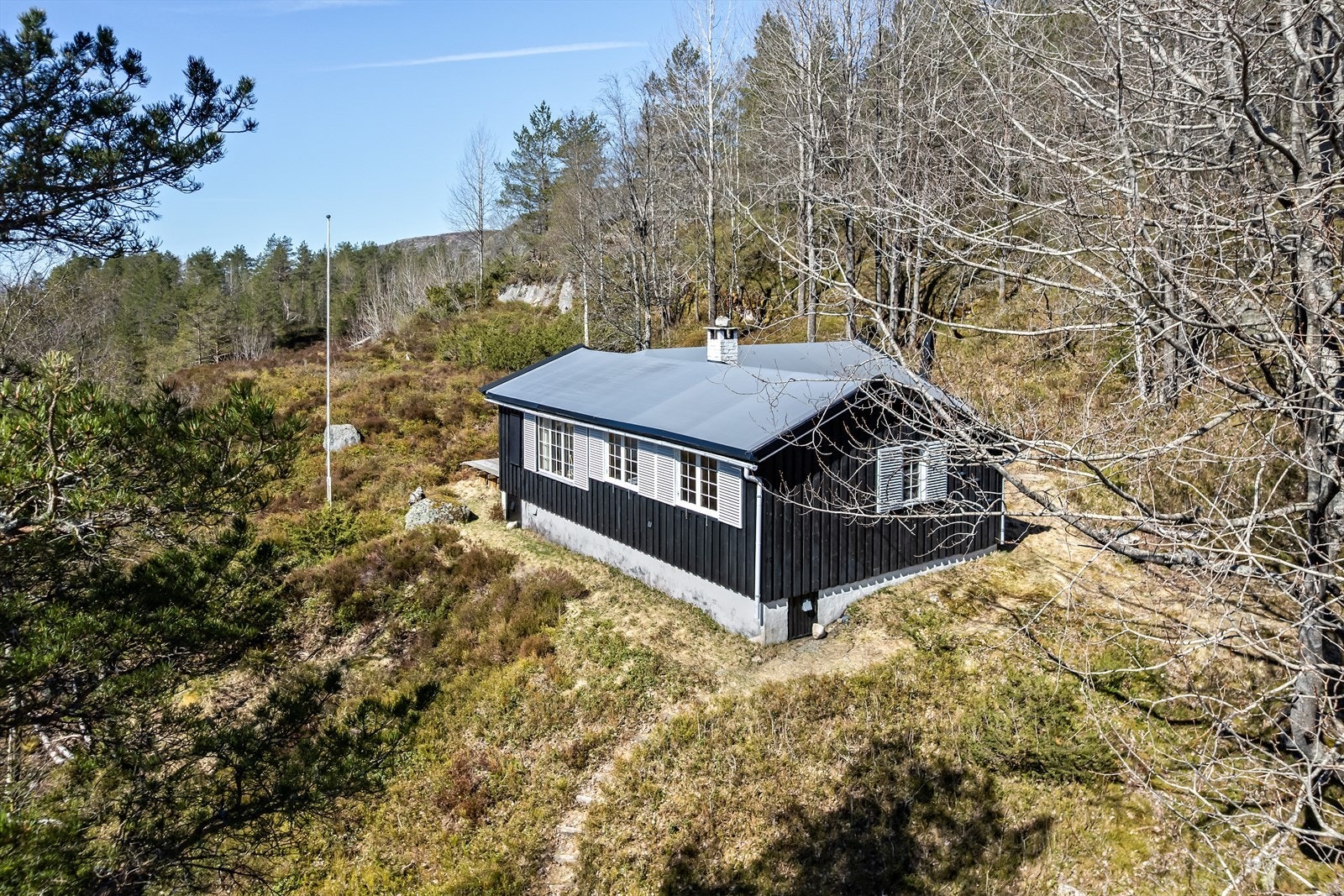 Taket er tekket med Protan sarnafilbelegg, som er skiftet i nyere tid. Galleribilde