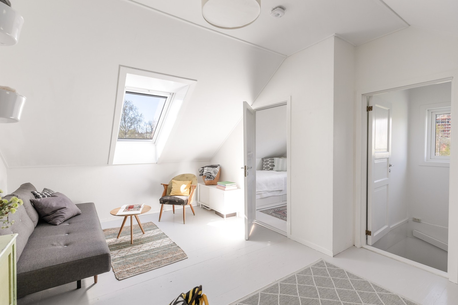 Loftsetasjen er under bruksendring fra bod til loftsstue og soverom. Galleribilde