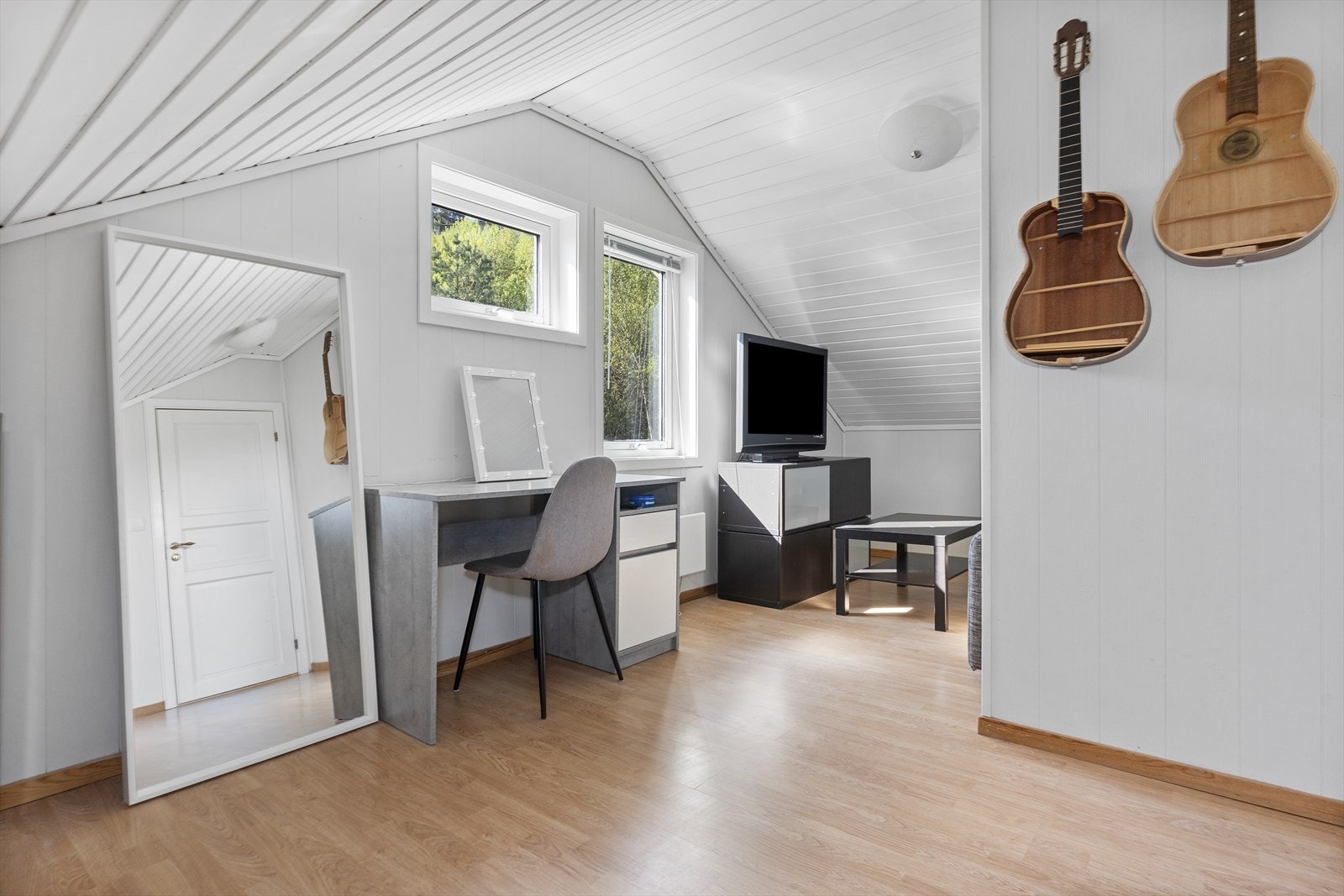 Fleksibel loftstue som kan innredes etter ønske og behov Galleribilde