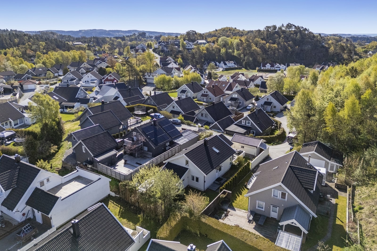 Oversiktsbilde som viser boligens plassering i nabolaget Galleribilde