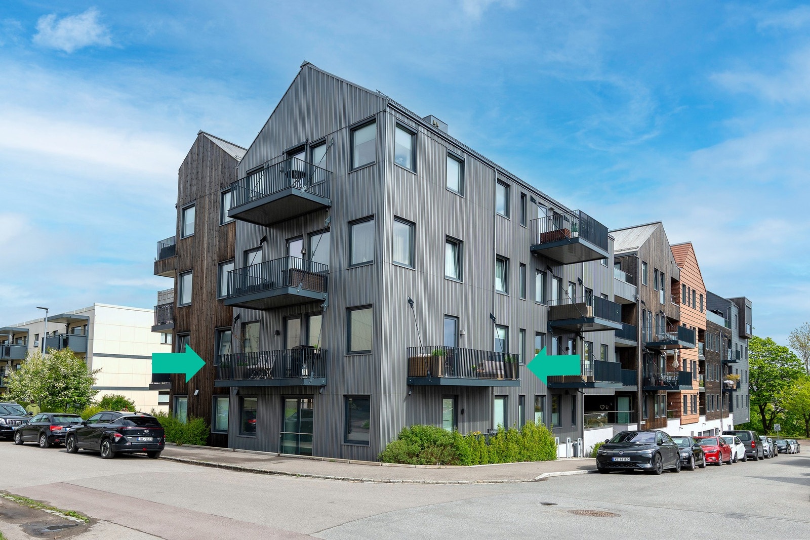 Leiligheten har to balkonger Galleribilde
