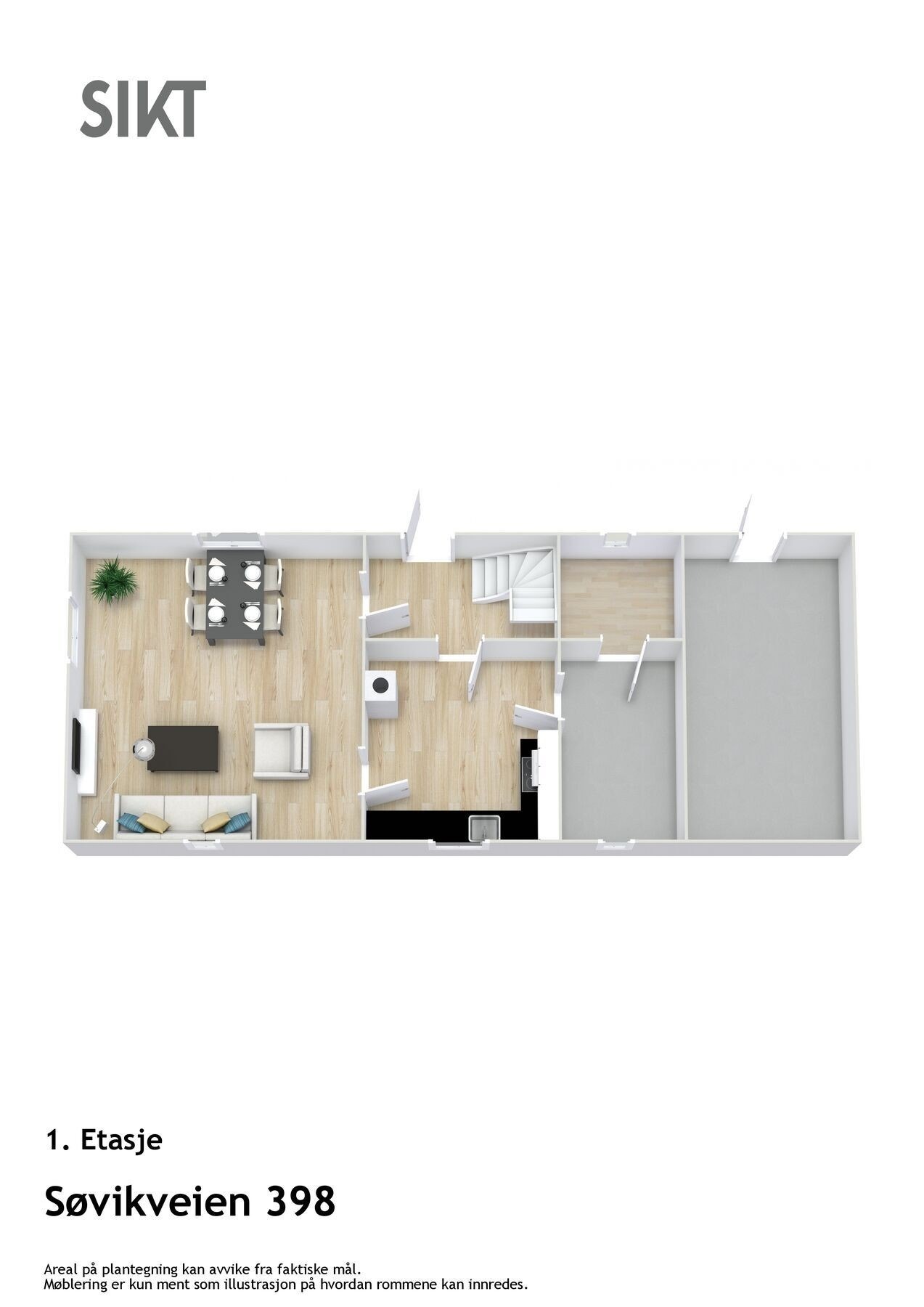 Plantegning Galleribilde