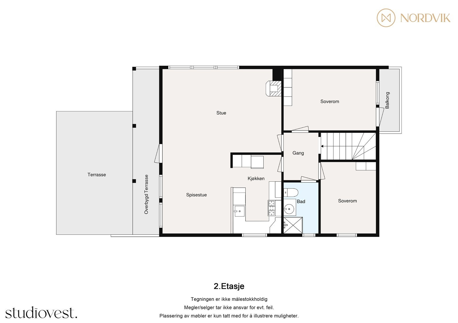 - Plantegning 2.etasje - Galleribilde