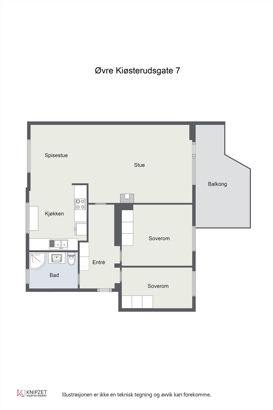 Planskisse Galleribilde