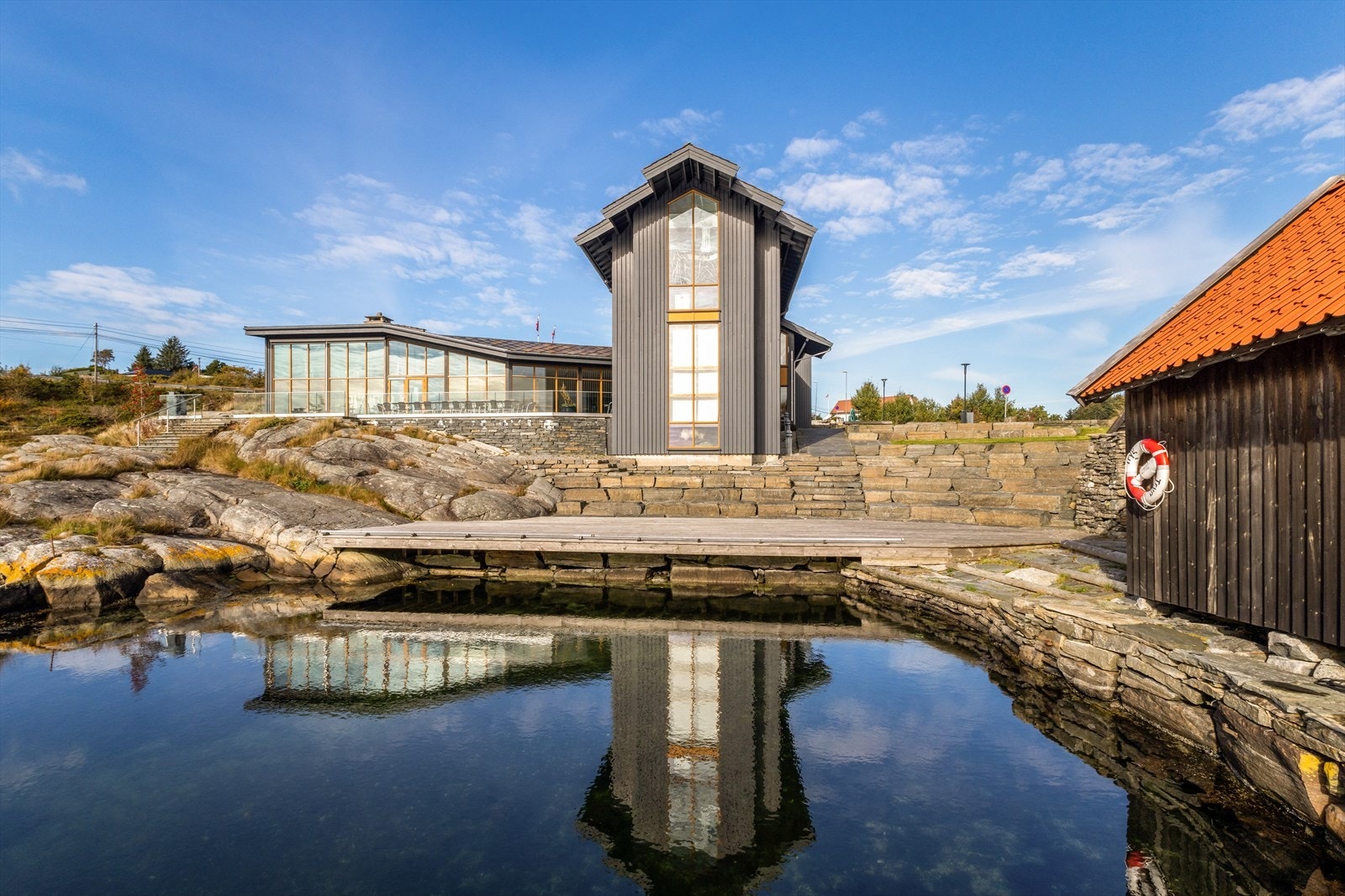 Ved museumsområdet er det flere badeplasser. Galleribilde