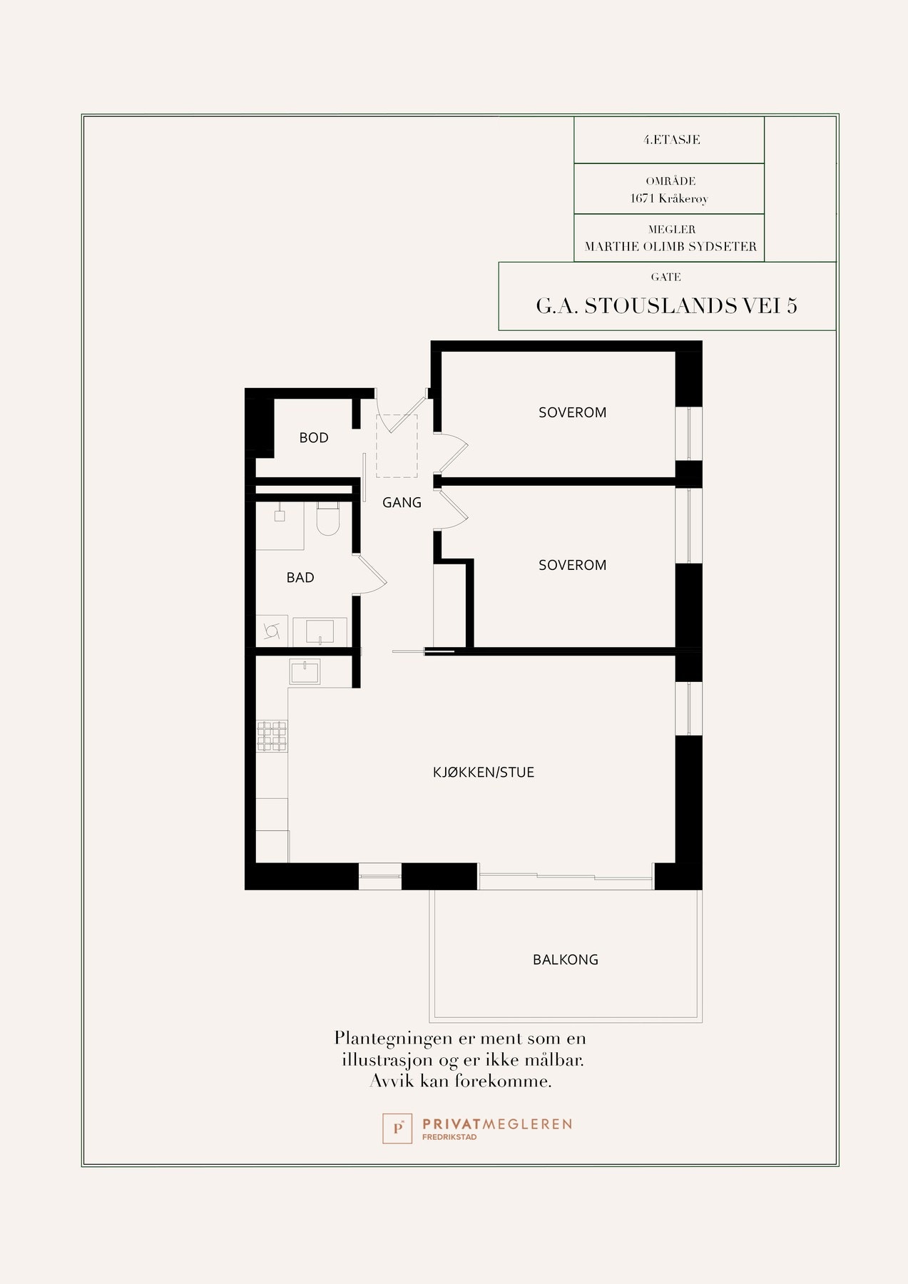 Plantegning Galleribilde