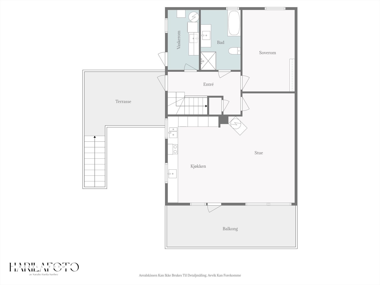 - Plantegning hovedetasje - Galleribilde