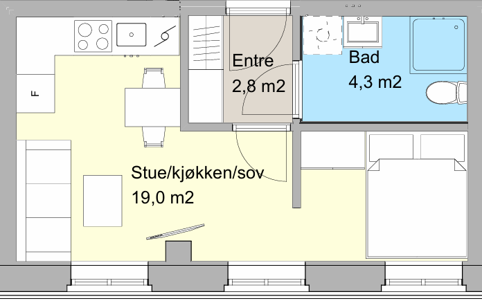 Plantegning Galleribilde