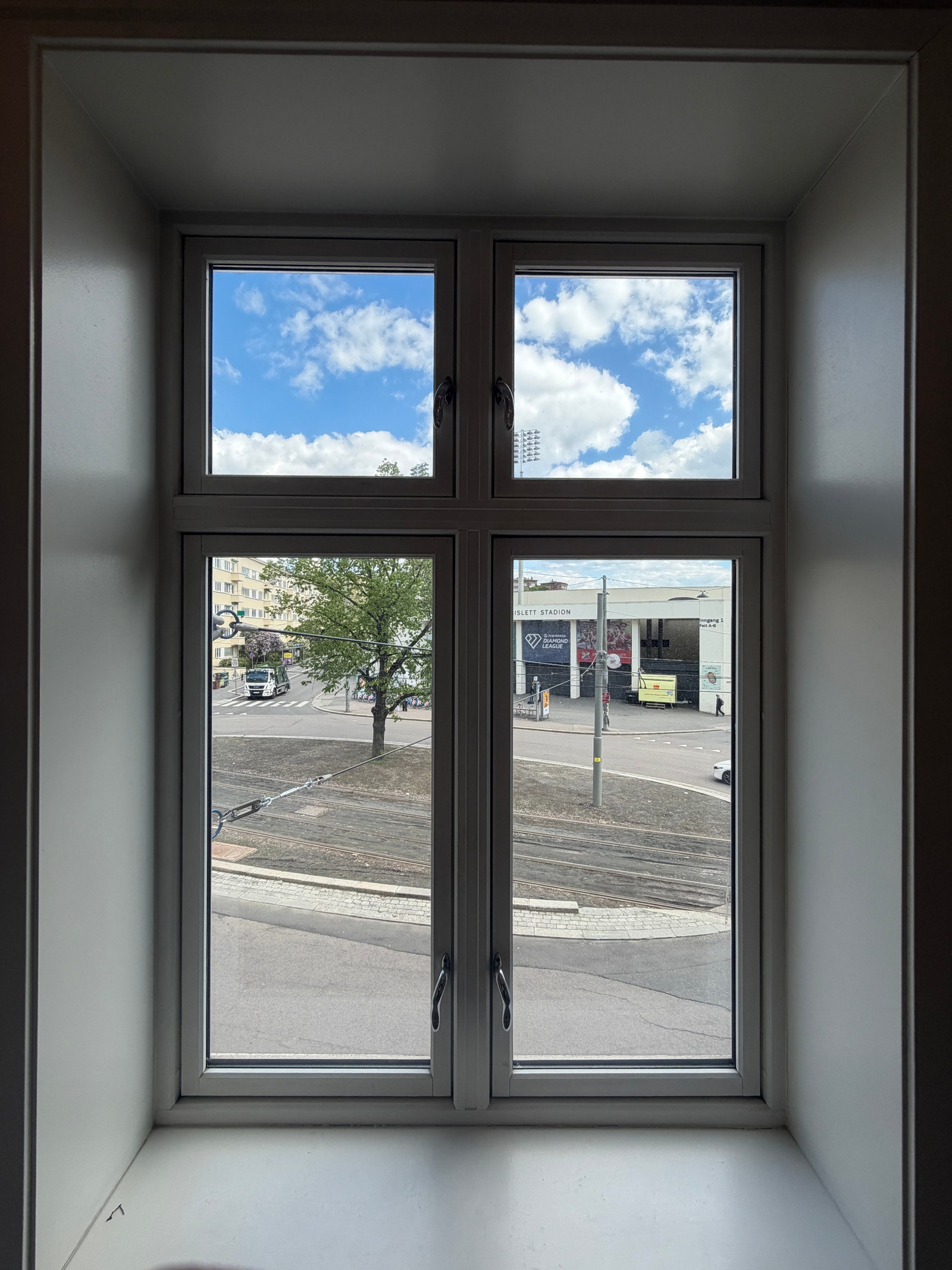 Utsikt mot Bislett Stadion Galleribilde