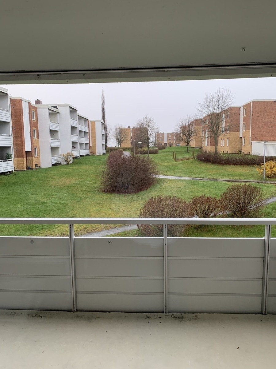 Flott utsikt over borettslagets fellesarealer Galleribilde