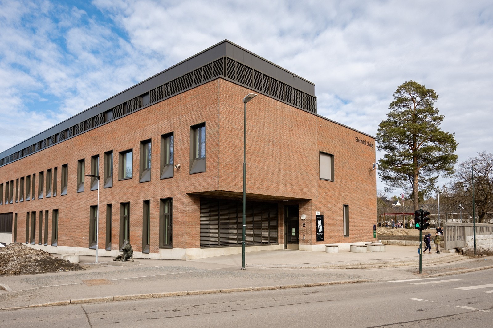 Kort vei til skoler og barnehage Galleribilde