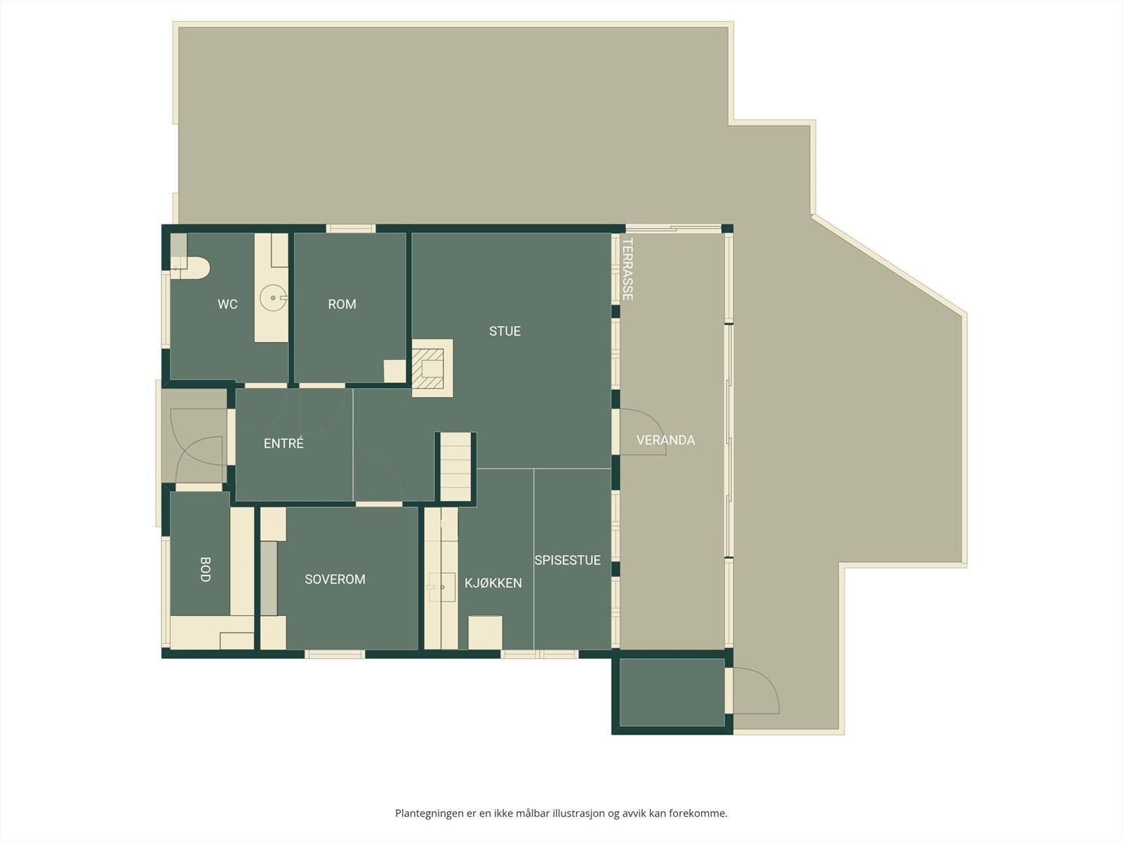 Plantegning Galleribilde