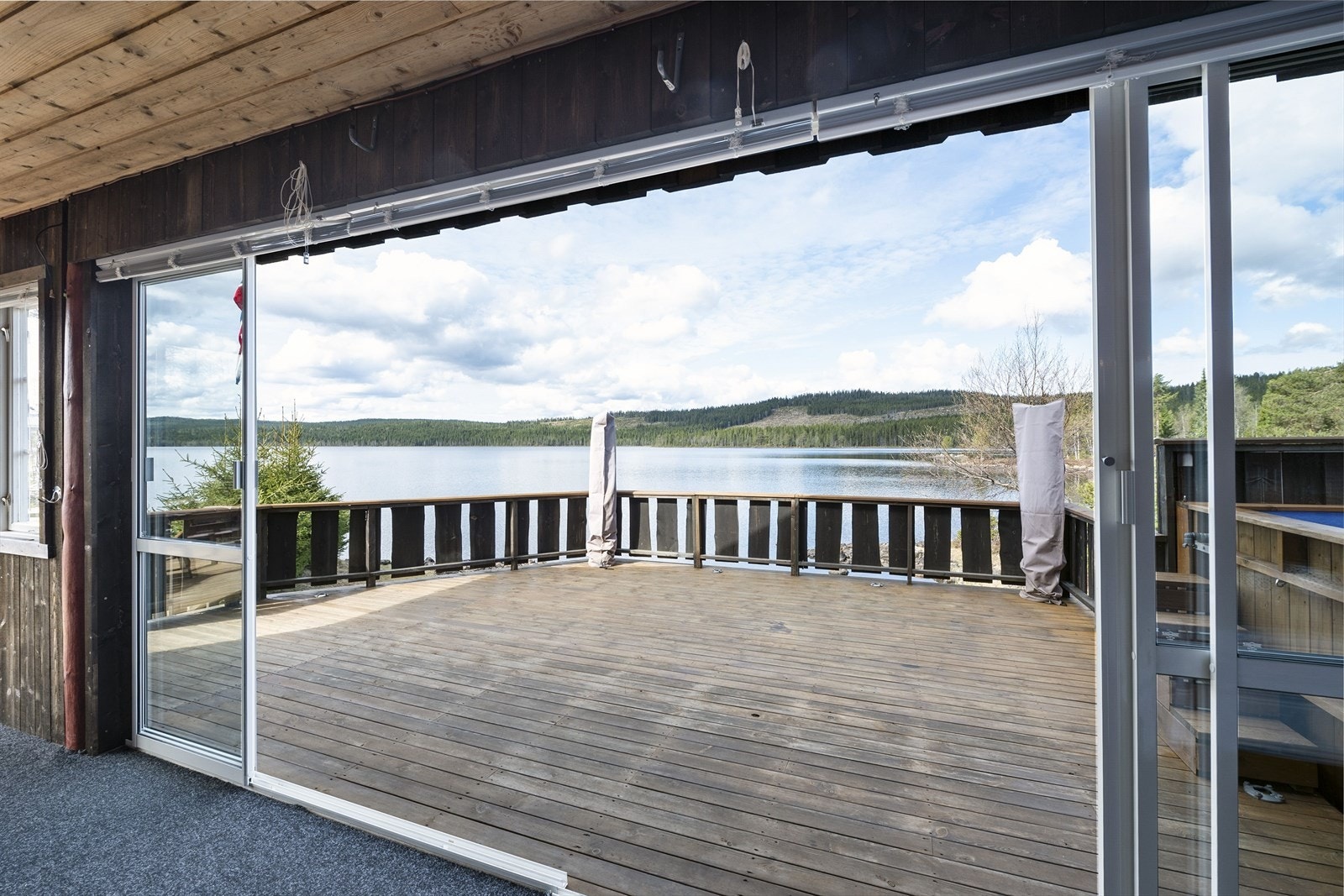 Flott utsikt utover Hersjøen. Galleribilde