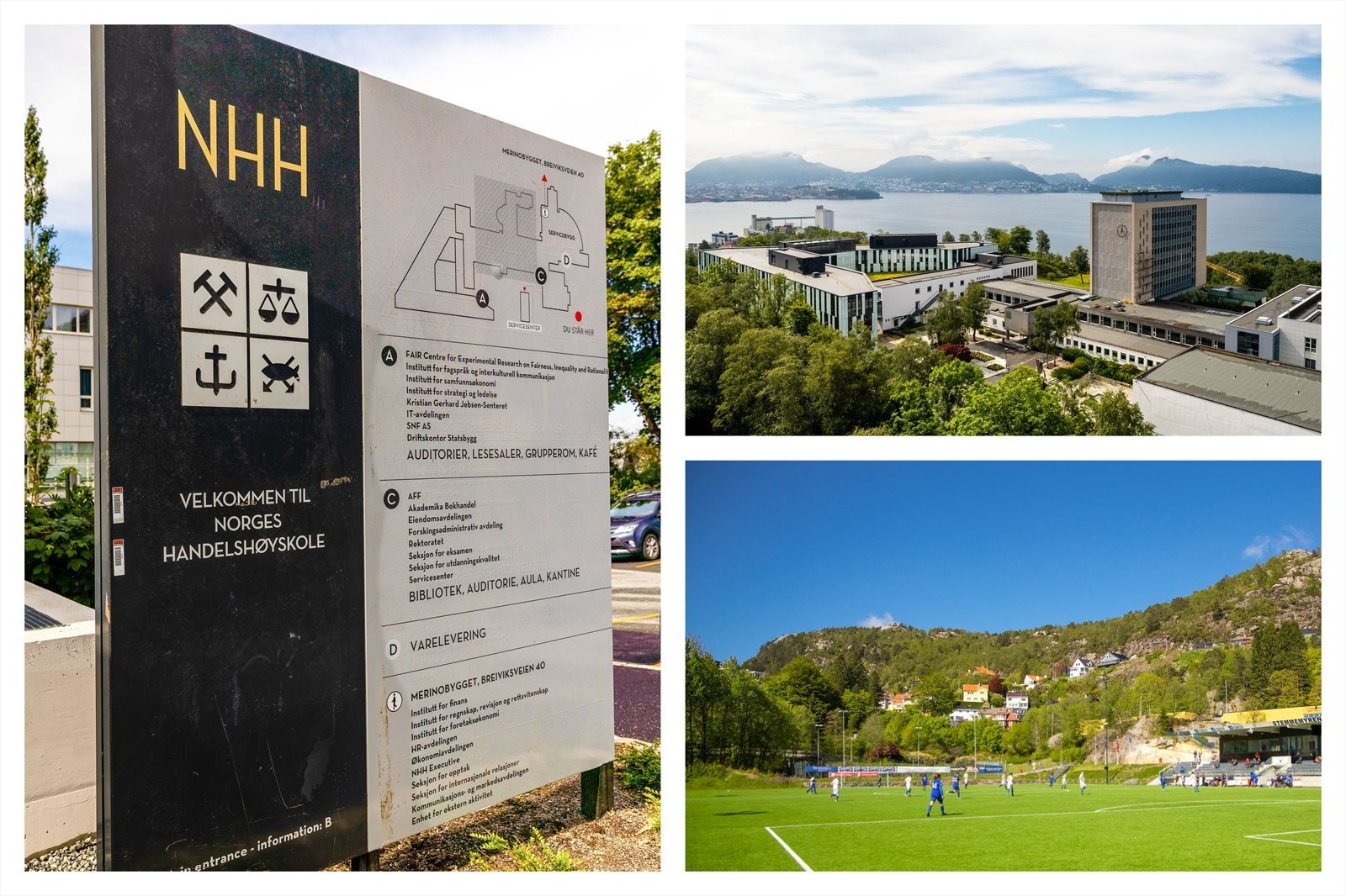 Nærområdet - Kort vei til sjø og fjell - Kort vei til NHH, Stemmemyren, Biskophavn badeplass og Helleneset m.m. - Nydelige turmuligheter i byfjellene Galleribilde