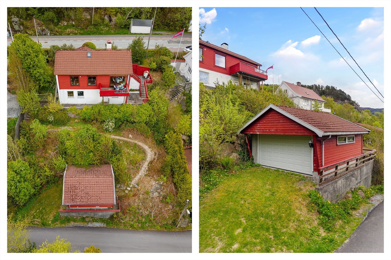 Selveiet og romslig tomt - Romslig garasje bygget ca 1998 Galleribilde