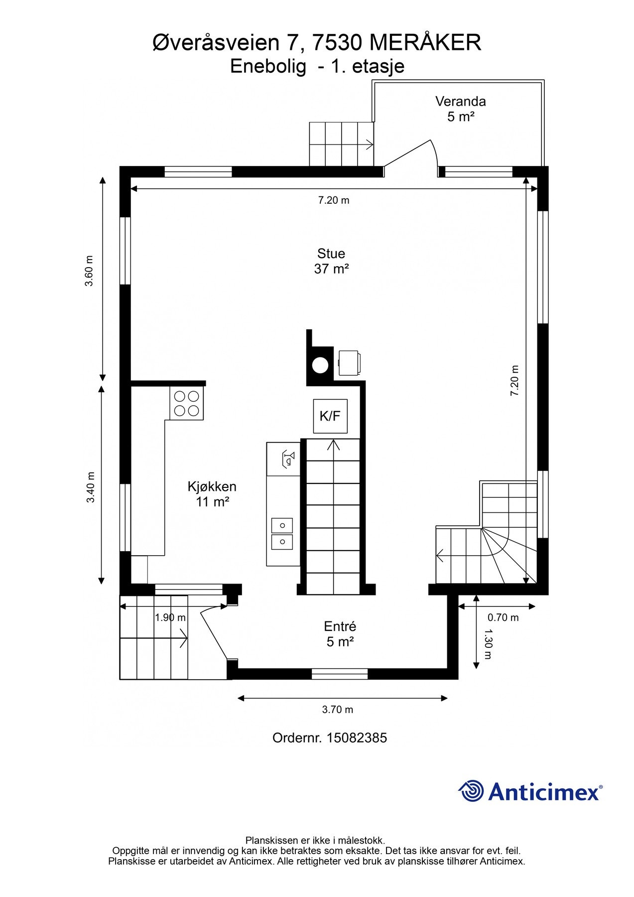 Plantegning - 1. etasje Galleribilde