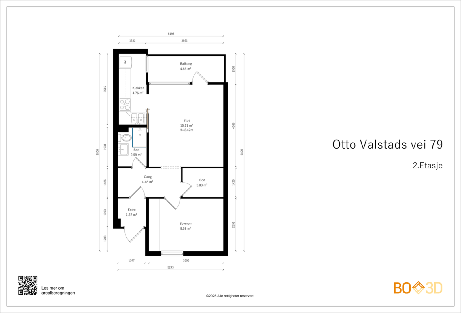 Plantegning Galleribilde