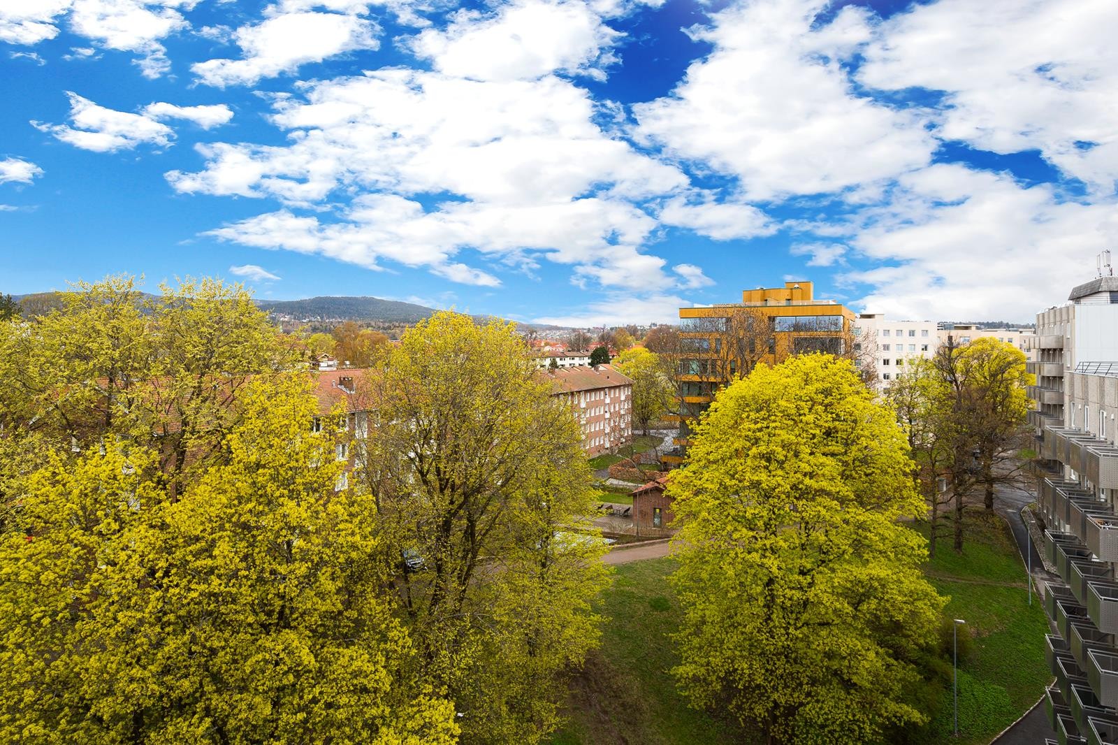 Fra leiligheten har du utsikt over Oslo. Galleribilde