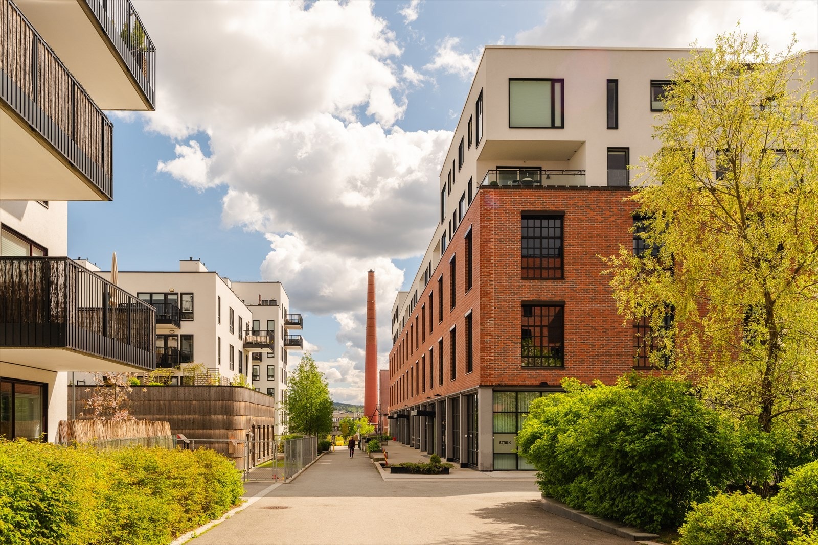Vinslottet ligger sentralt til på Hasle, et område som har gjennomgått en betydelig utvikling de siste årene. Galleribilde