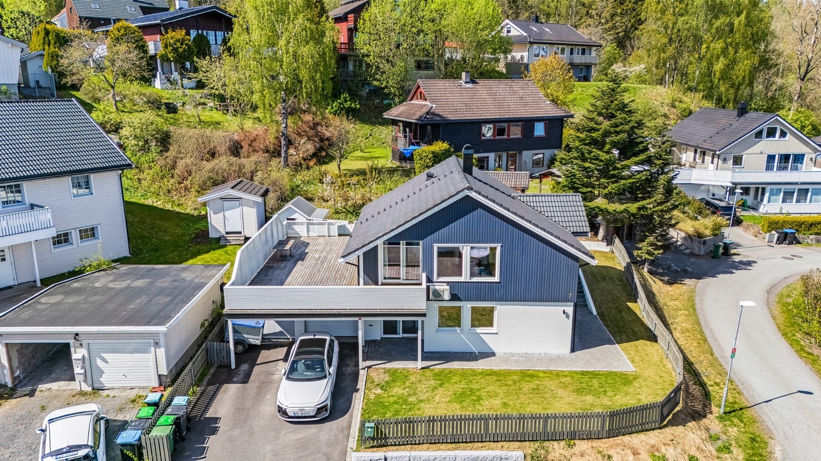 Dronebilde Galleribilde
