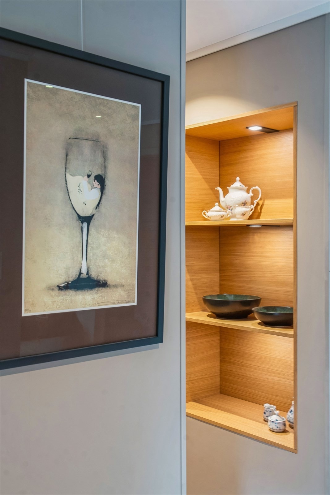 Flotte detaljer på kjøkken. Galleribilde