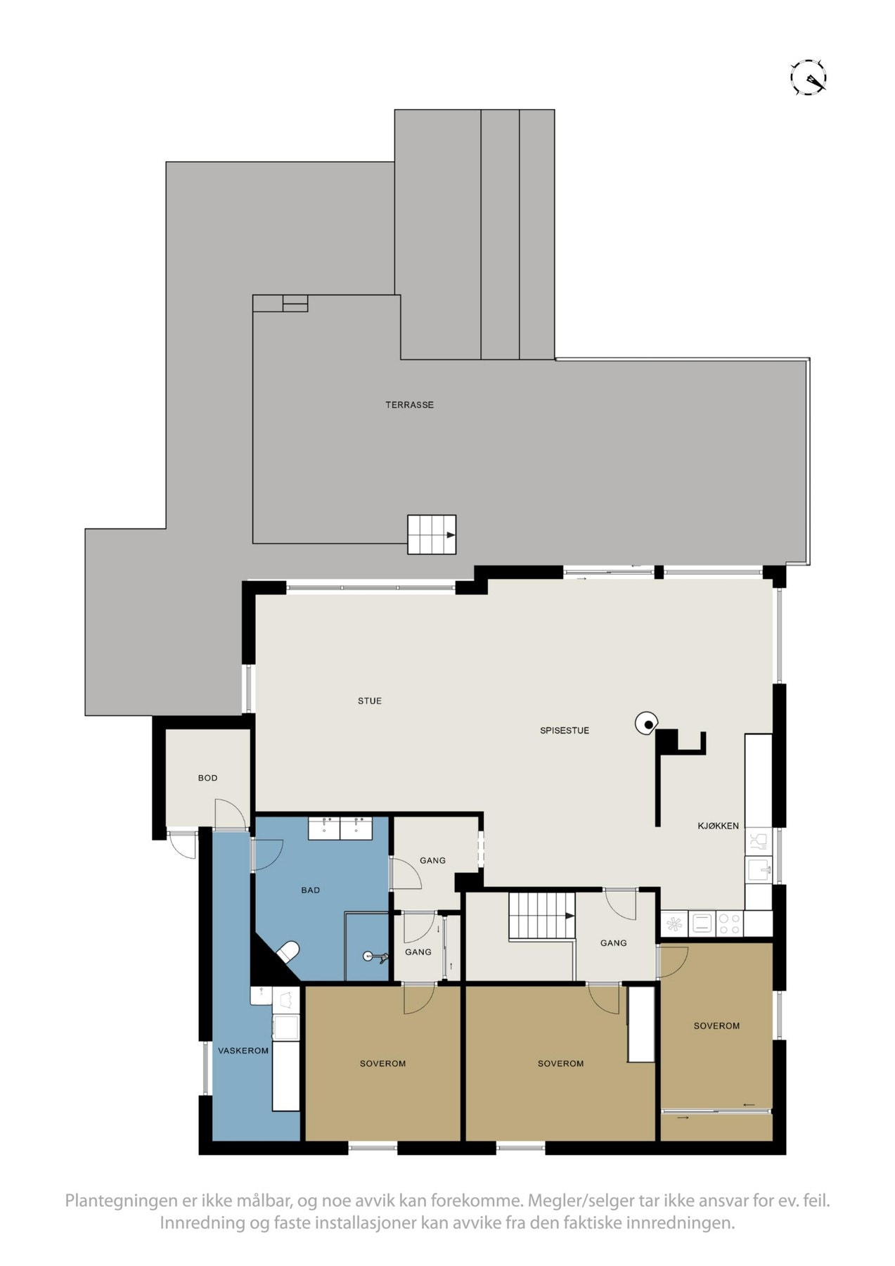 Planskisse 1.etasje. Galleribilde