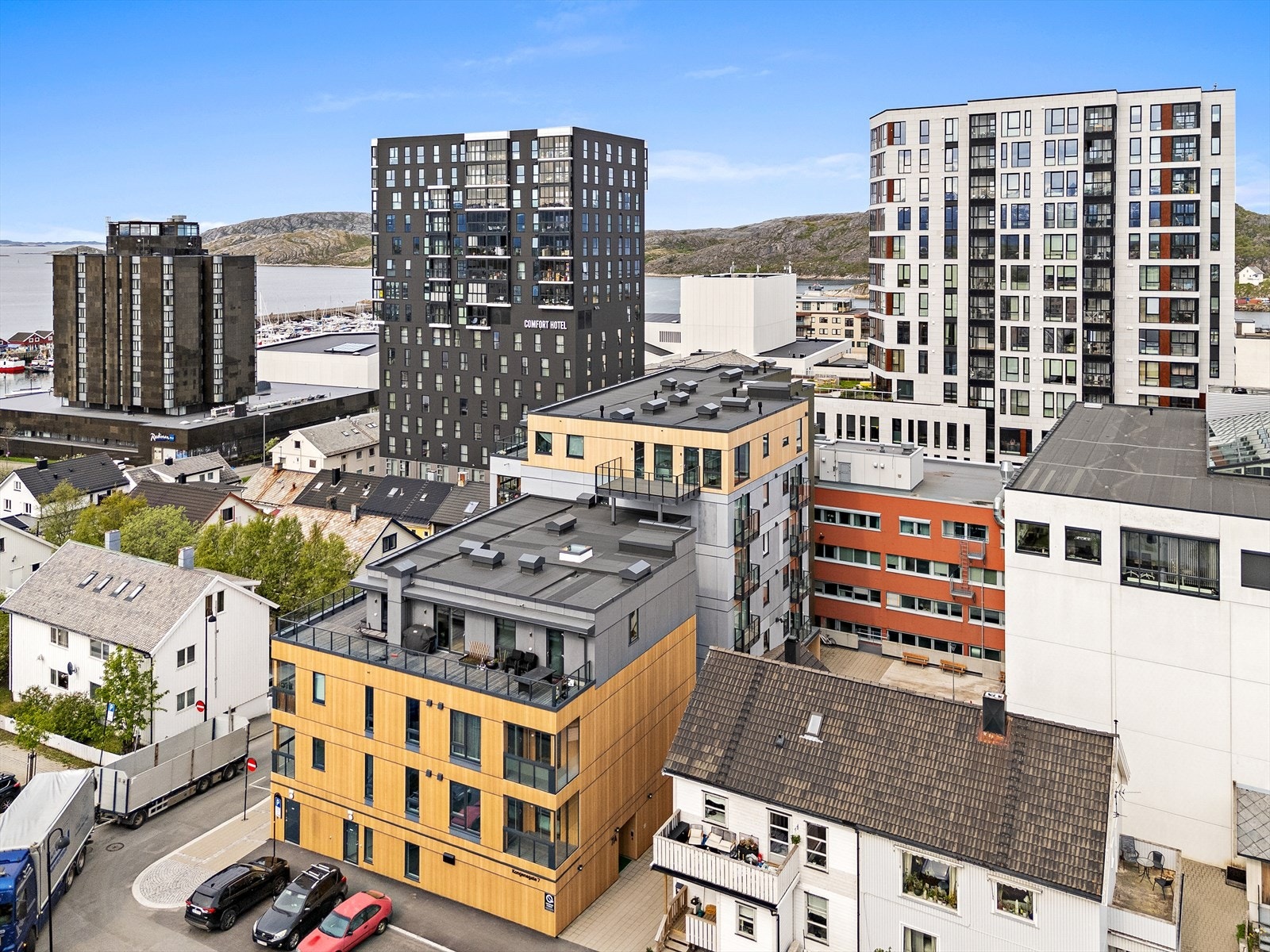 Til tross for den sentrale beliggenheten er det også nærhet til flotte uteområder Galleribilde