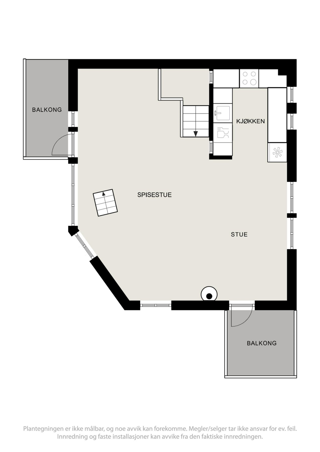 Planskisse Galleribilde
