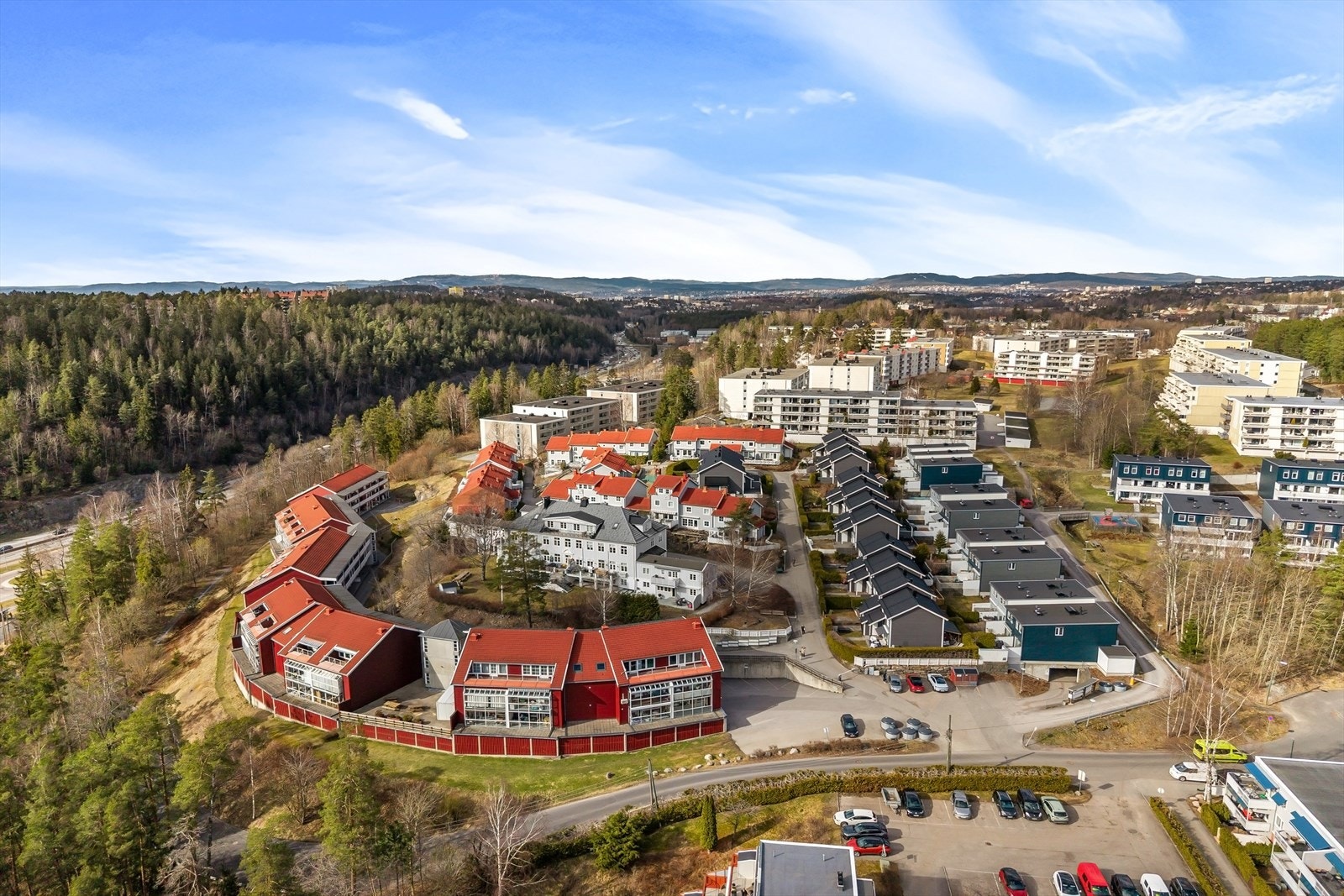 Hyggelig og barnevennlig nabolag. Galleribilde