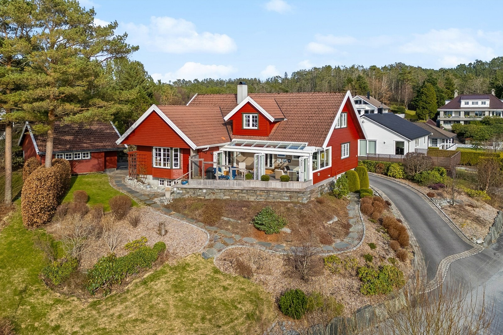 Dronebilde Galleribilde