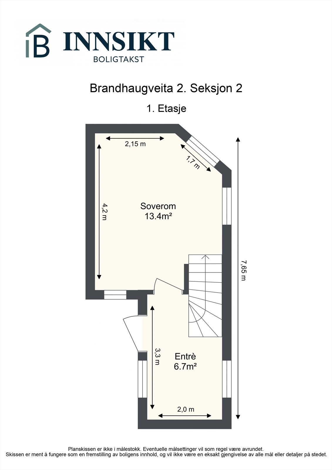 Planskisse 1.etasje Galleribilde