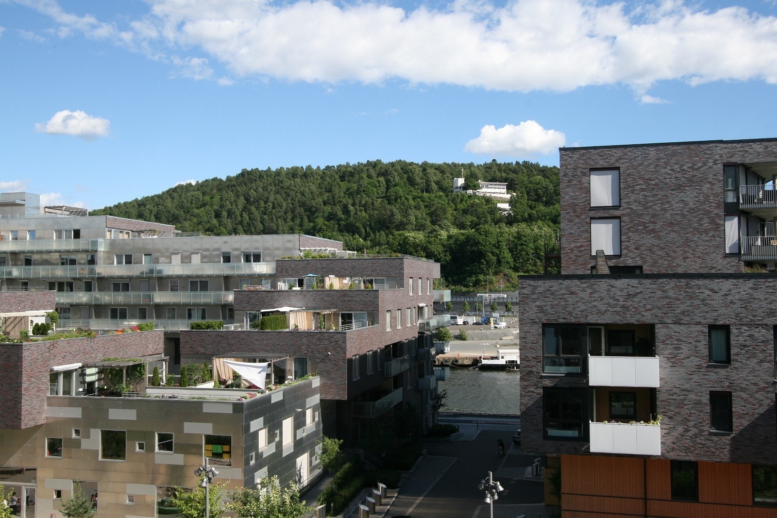 Utsikt til Ekebergrestauranten fra balkongen Galleribilde