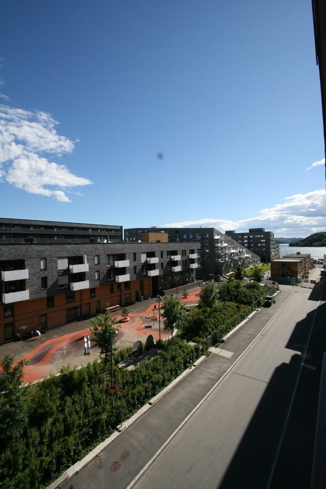 Utsikt fra balkongen Galleribilde