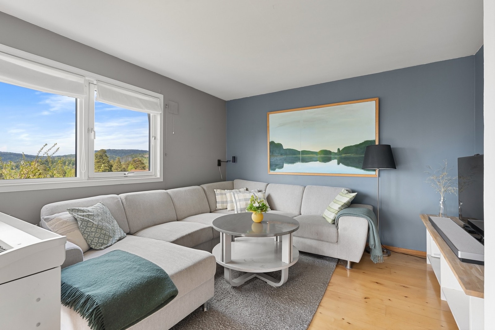Her er det også godt med plass foran tv-en en lørdagskveld. Galleribilde