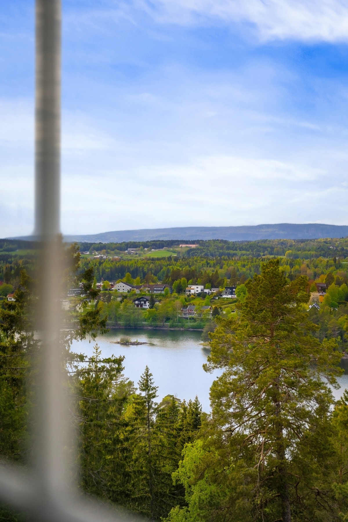 Utsikt fra soverommene oppe mot Nordvannet. Galleribilde