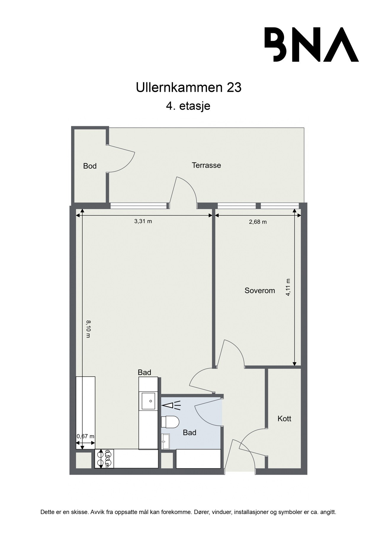 Plantegning Galleribilde