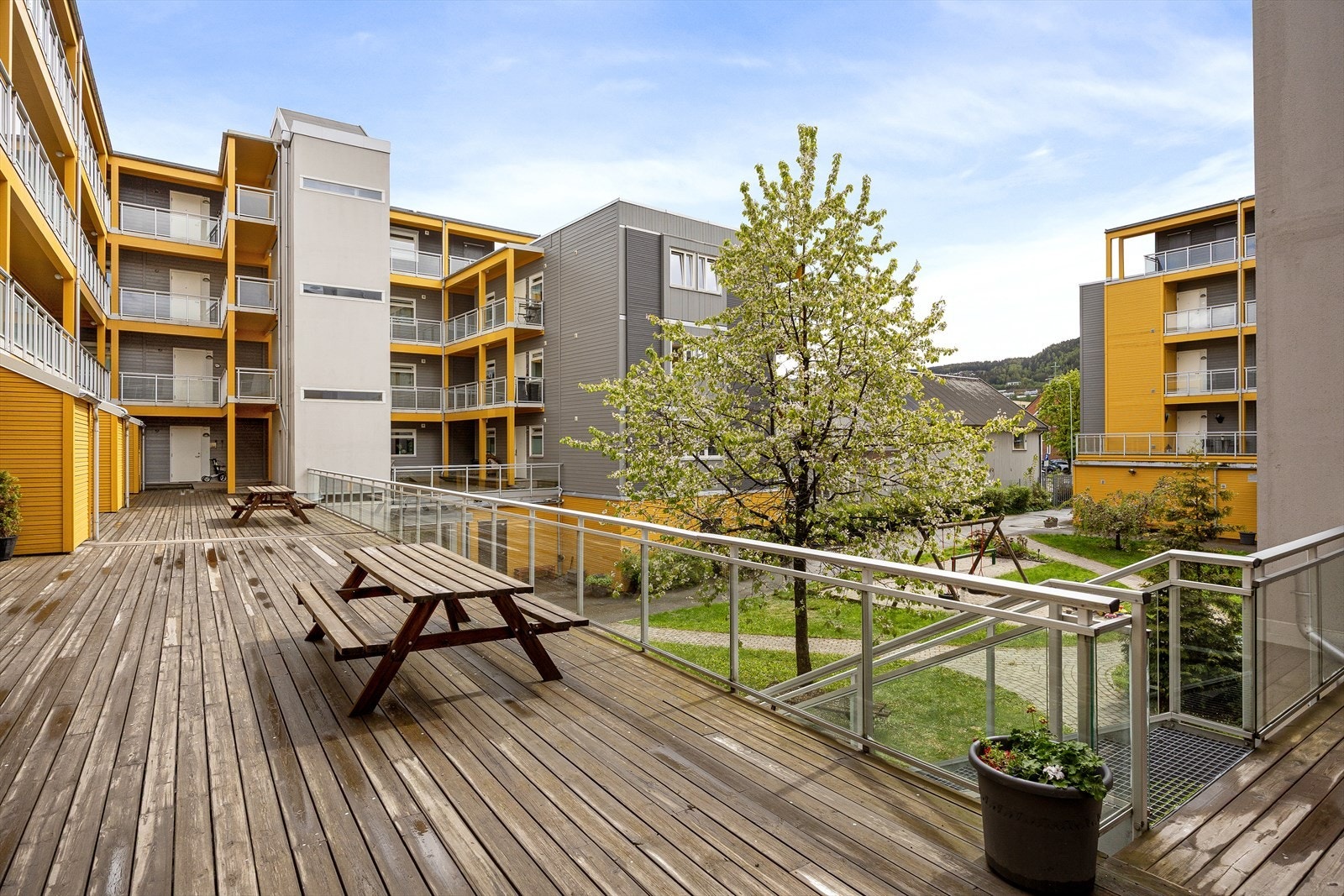 Fellesområder med gode solforhold Galleribilde