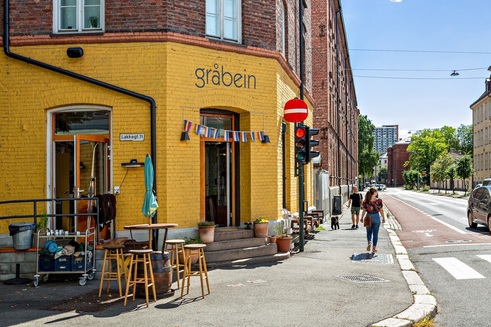 Graabein bar er et av flere lokale serveringstilbud som bidrar til et levende nærmiljø Galleribilde