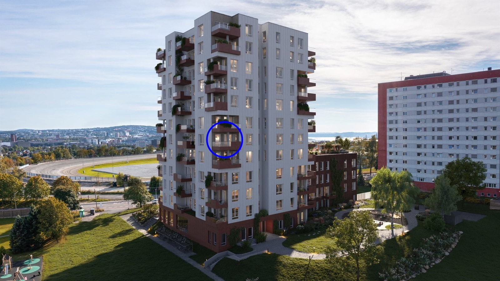 Lekker leilighet i 6. etasje Galleribilde