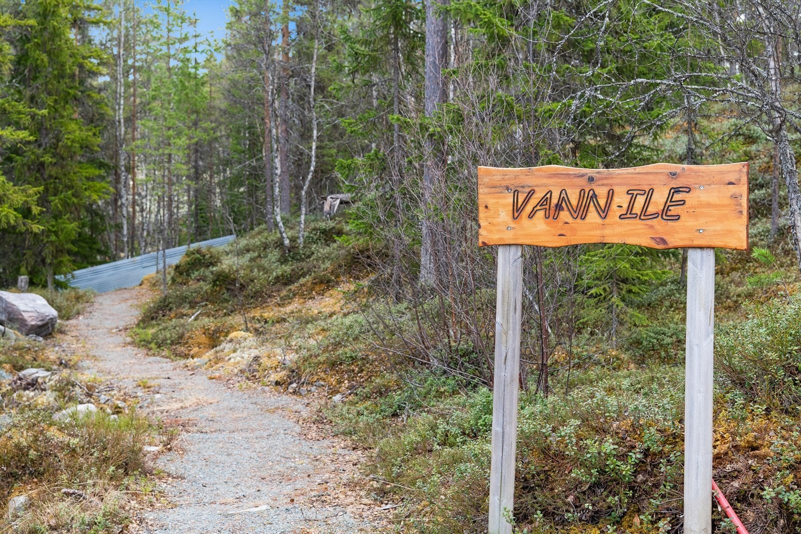 Sti til vannkilde i nærområdet. Galleribilde