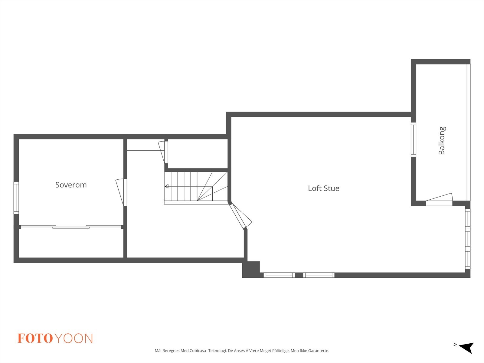 Plantegning loft. Galleribilde