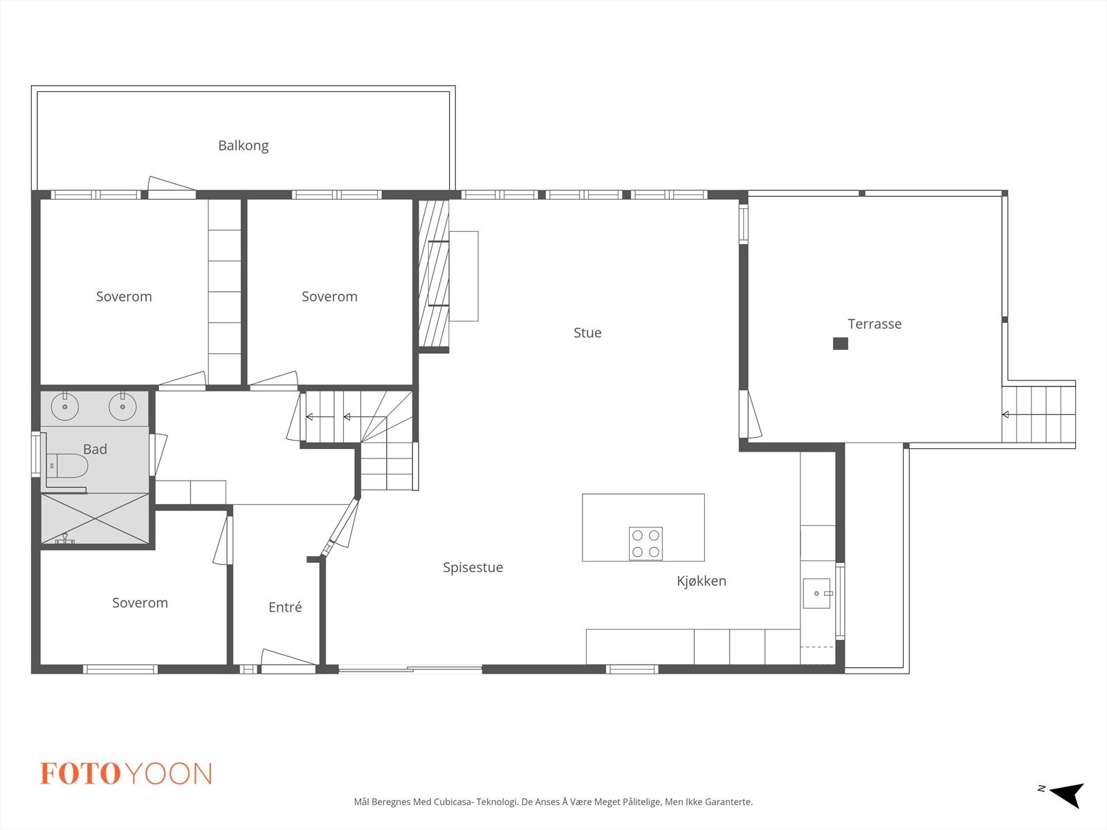 Plantegning hovedplan. Galleribilde