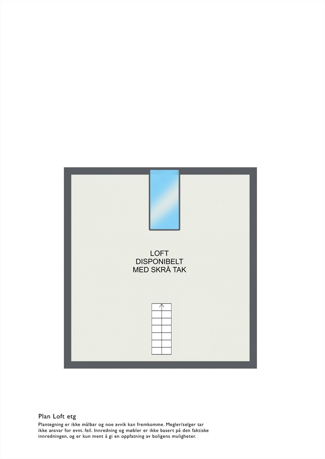 Plantegning loft Galleribilde