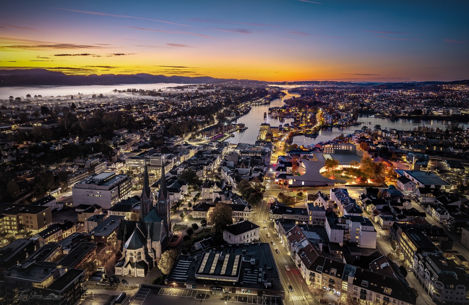 Skien sentrum Galleribilde