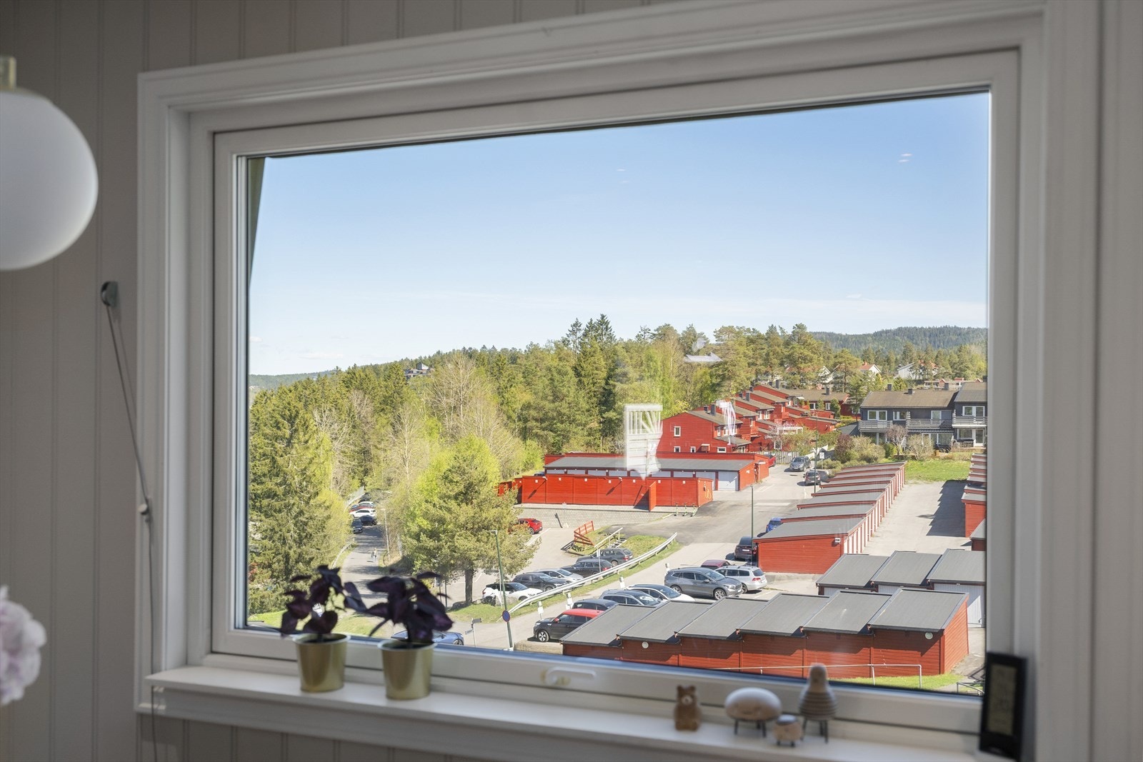 Utsikt fra kjøkkenet. Galleribilde