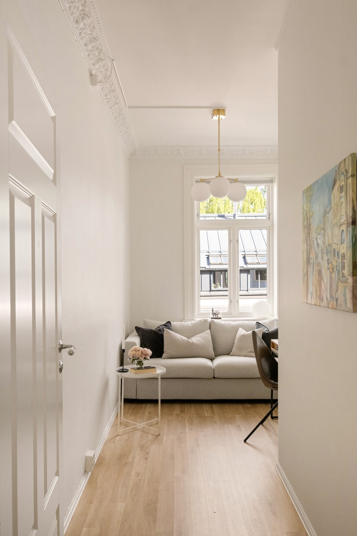 Soverommene er etablert ved å dele av den opprinnelige stuen. Galleribilde