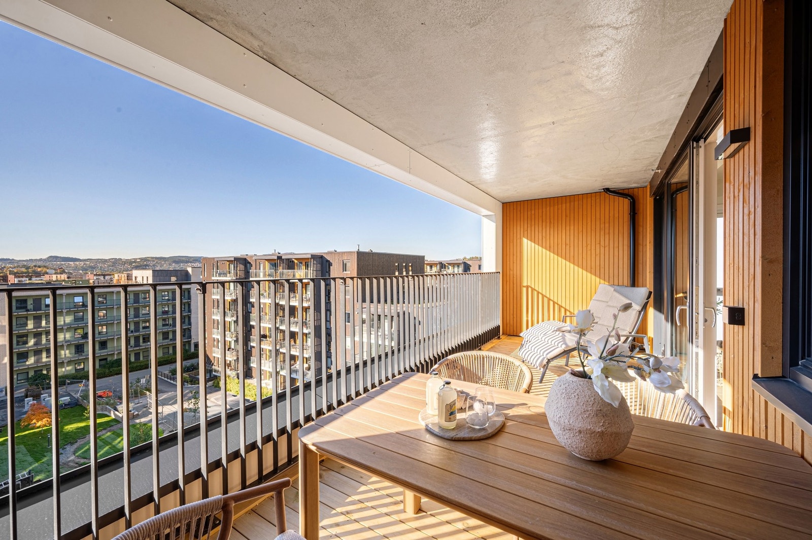Her har du svært gode solforhold. Galleribilde