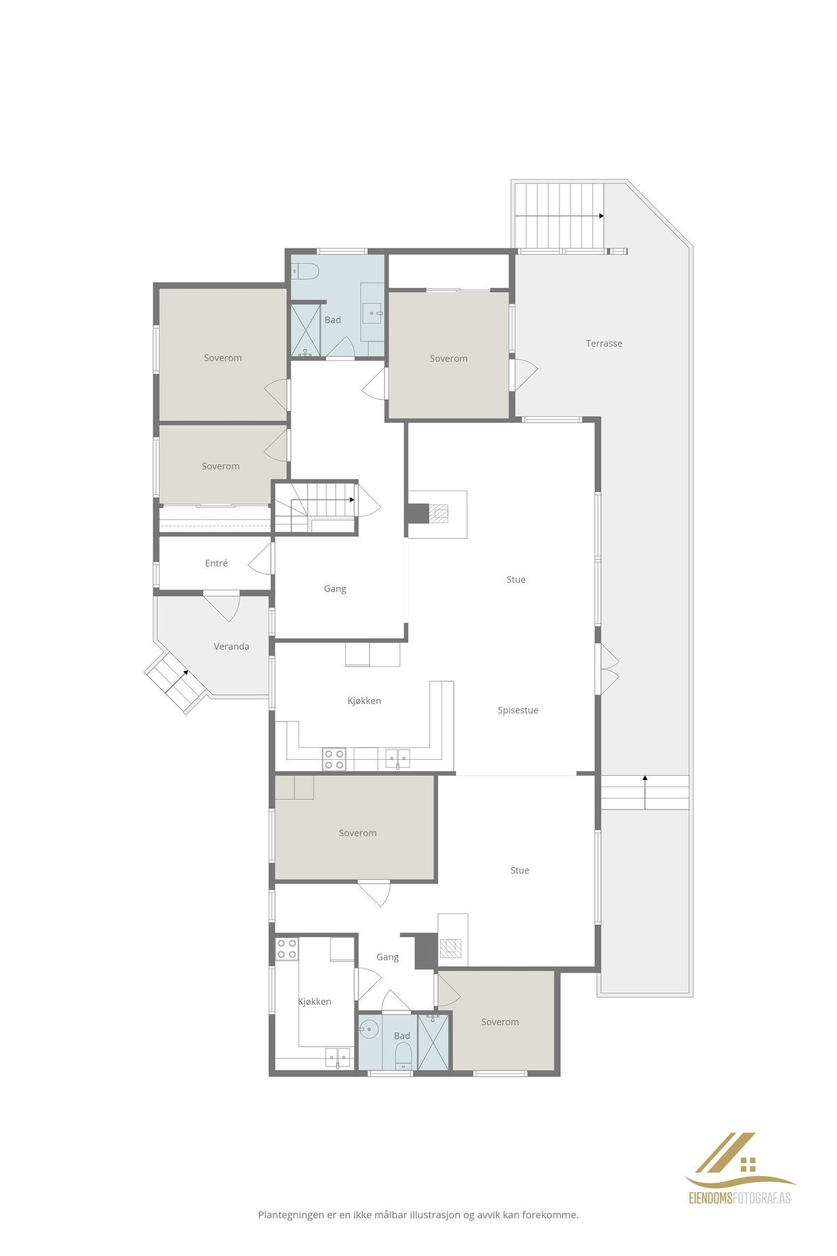 Plantegning Galleribilde